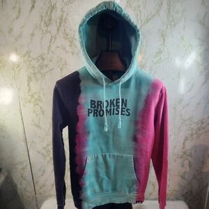Broken Promises Tie Dye Hooded Sweatshirt